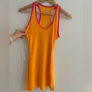 Frankie's Bikinis Orange and Pink Mini Dress